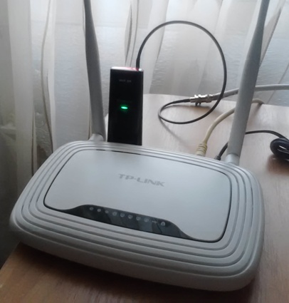 3g роутер TP-LINK WR842ND с модемом Pantech 295